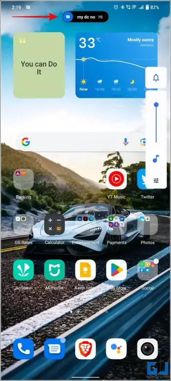 Dynamic Island on Android