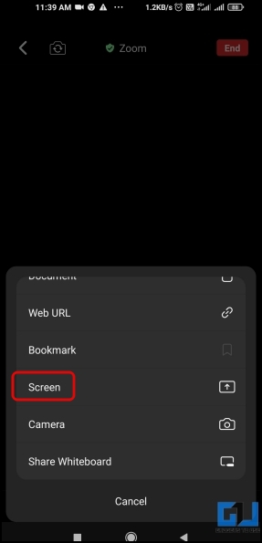 Share Your Screen with sound from your phone
