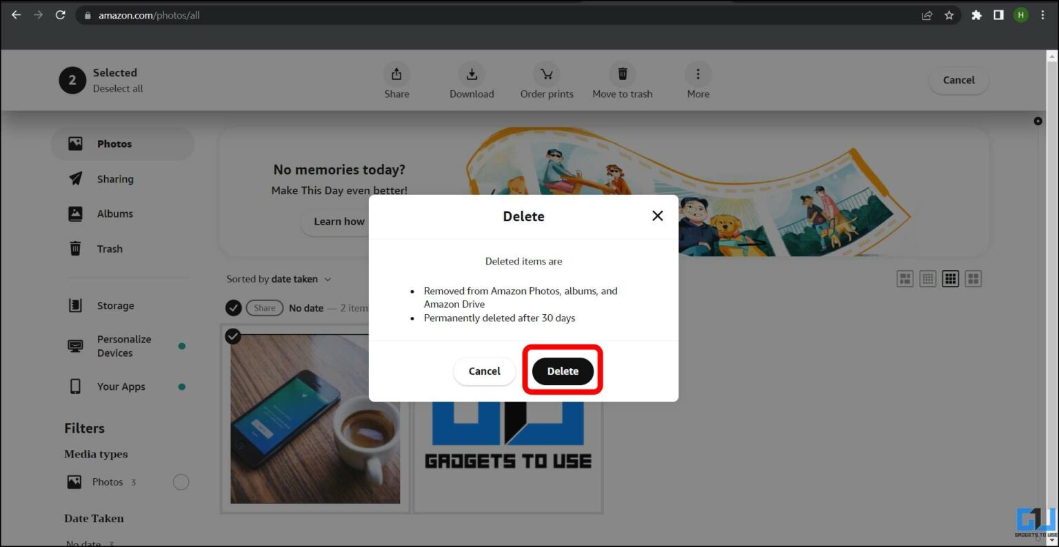 3 Ways to Delete and Recover Photos, Videos From Amazon Cloud Gadgets