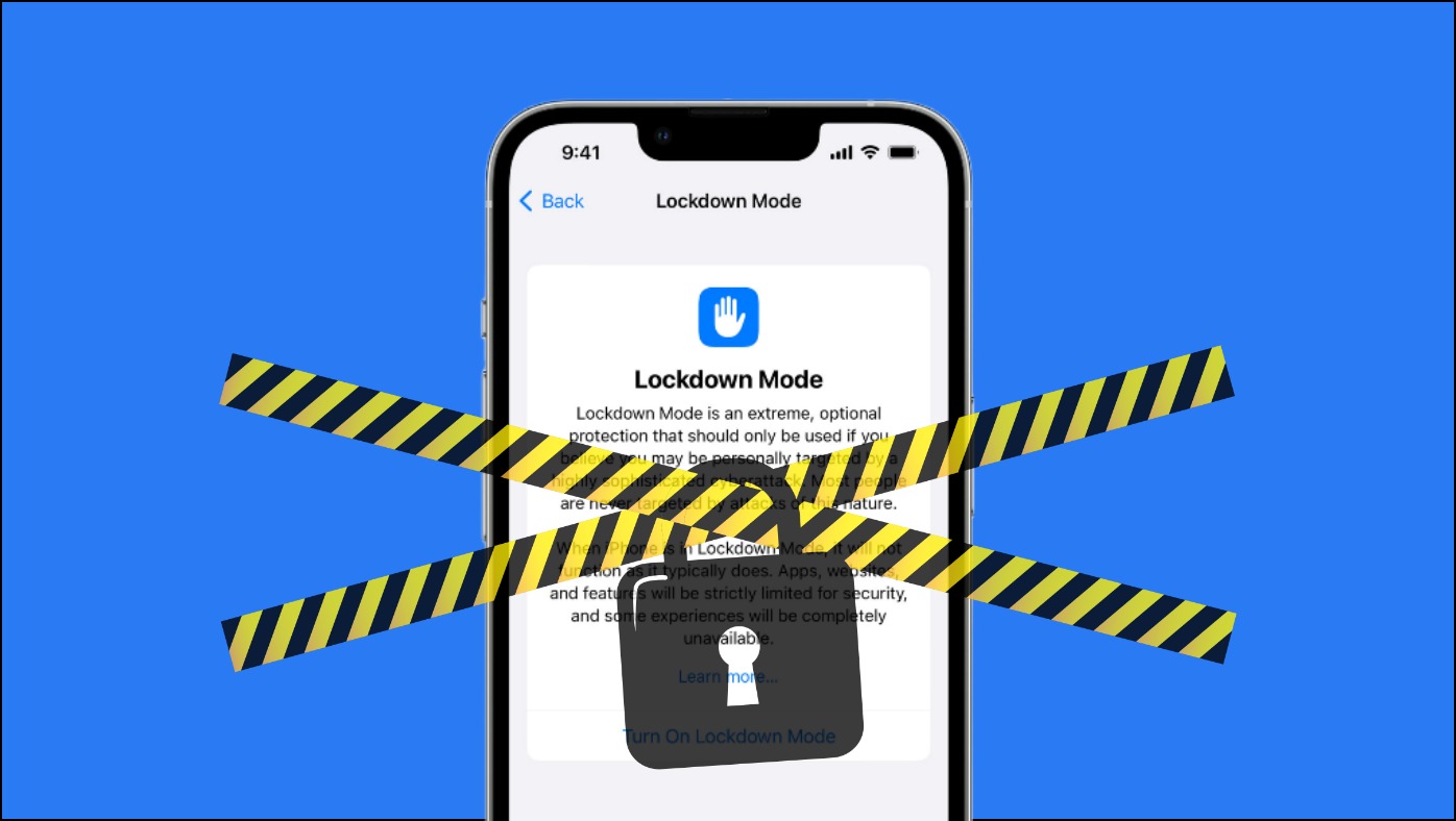 LockDown Mode on iPhone iPad