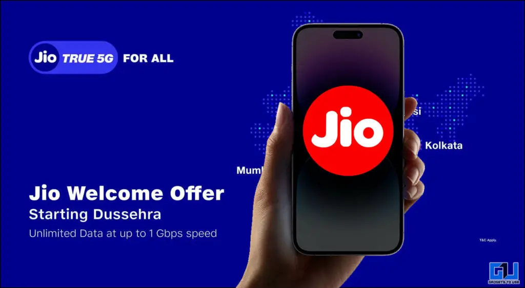 Jio 5G welcome offer
