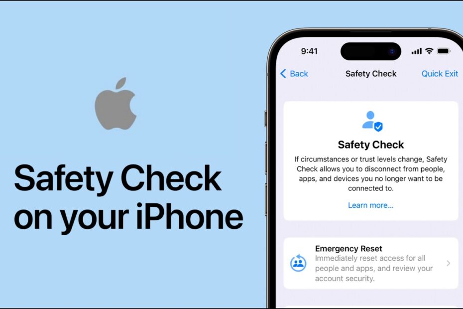 Safety Check on iPhone