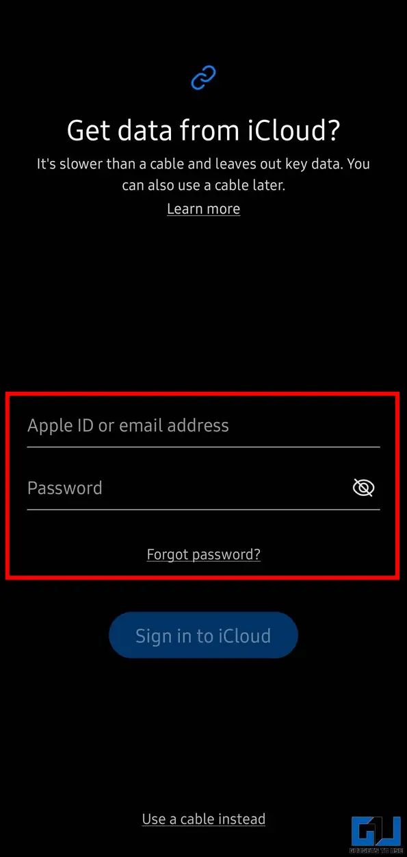 Transfer SMS iPhone to Samsung