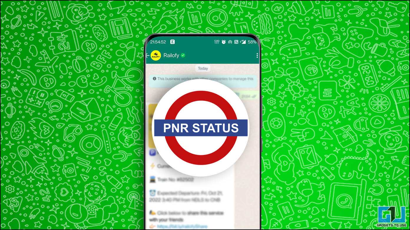 Pasos para verificar el estado del PNR a través de WhatsApp