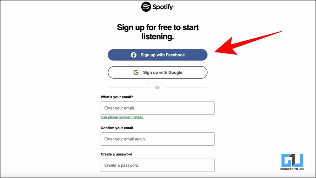 enable 2FA on Spotify