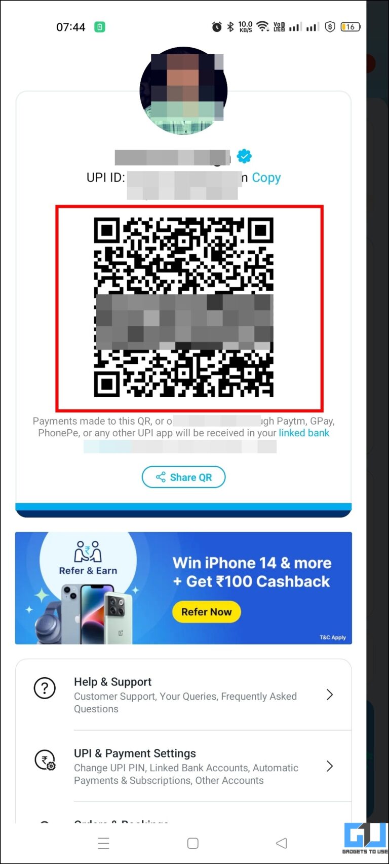 How to Create and Find UPI Payment QR Code in Paytm, Google Pay ...