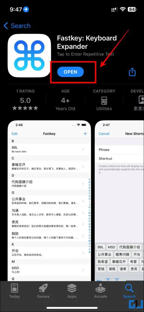 02.1 Fastkey App download