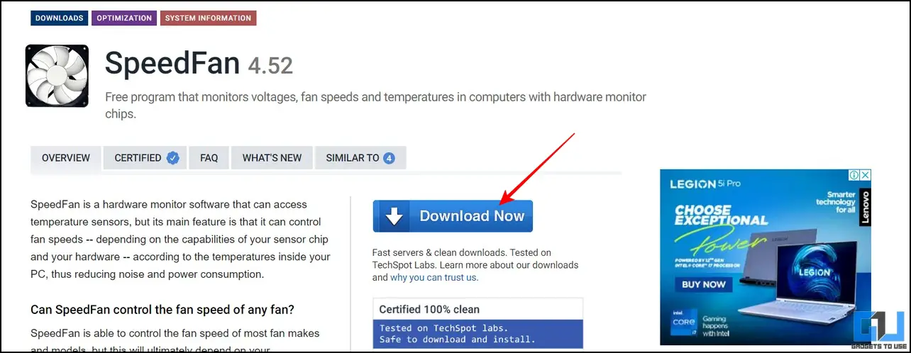 Stop Laptop Heating