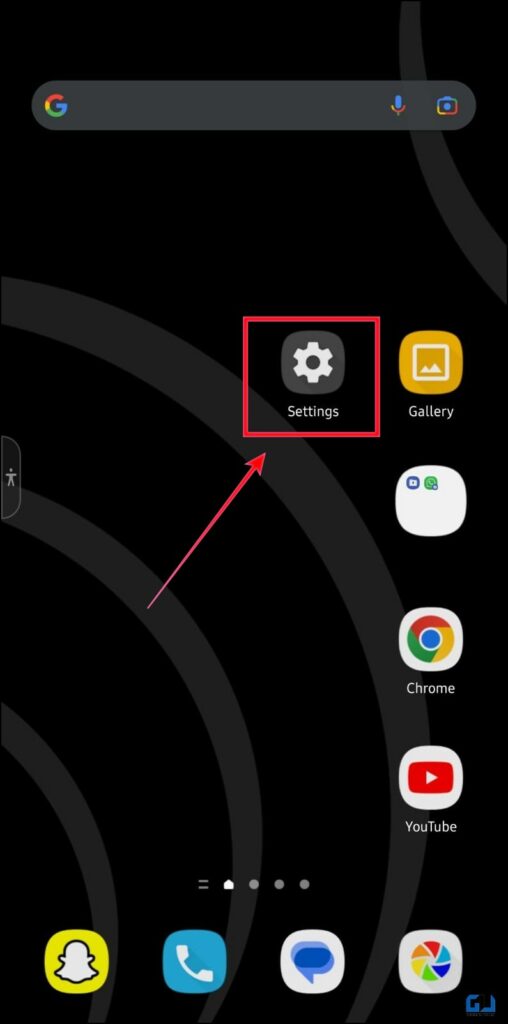 Hide apps on Samsung