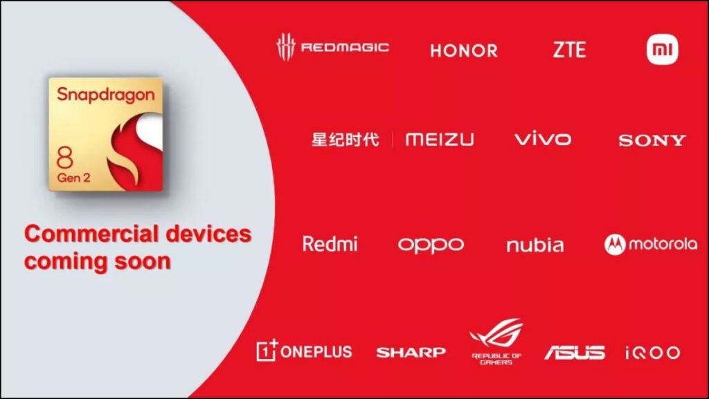 Snapdragon 8 Gen 2 phones