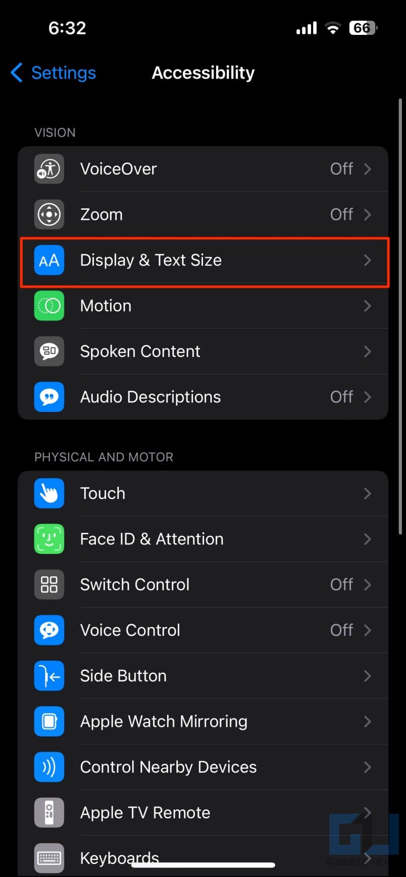 Disable Auto Brightness iPhone