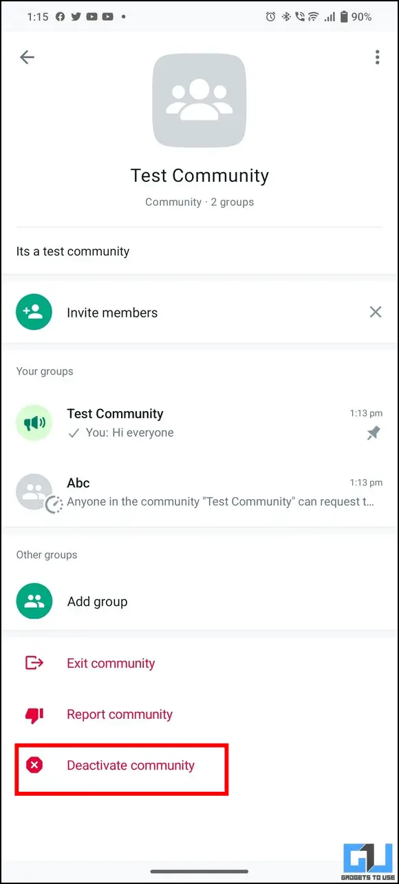 Comunidades de WhatsApp