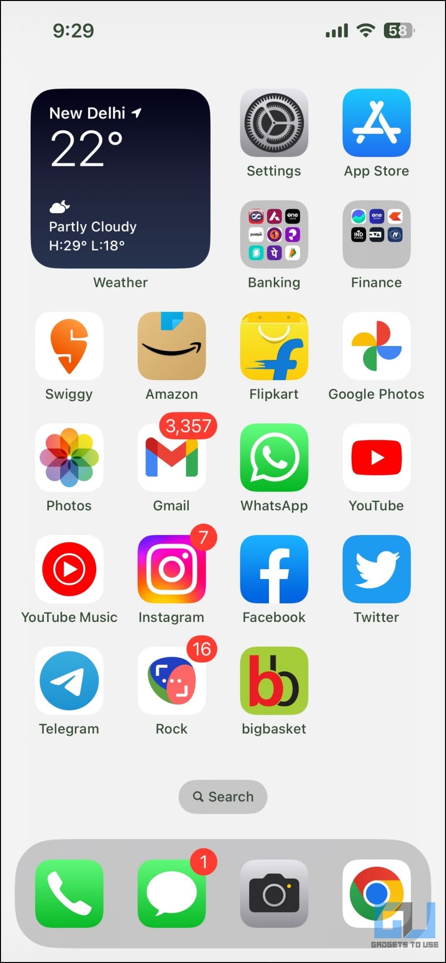 No App Name Shadow on iOS Home Screen