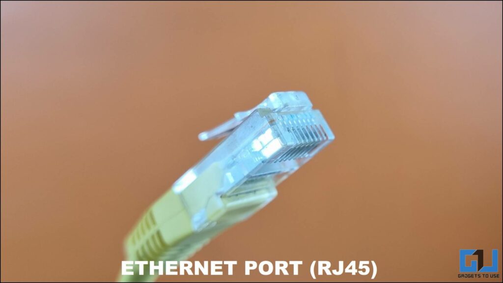 RJ 45 Cable and port