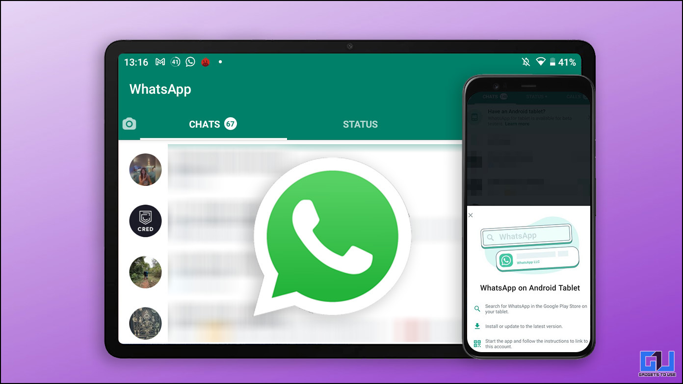 Cómo configurar y configurar la aplicación WhatsApp en una tableta Android