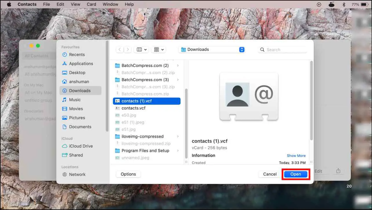 Sync Google Contacts Mac