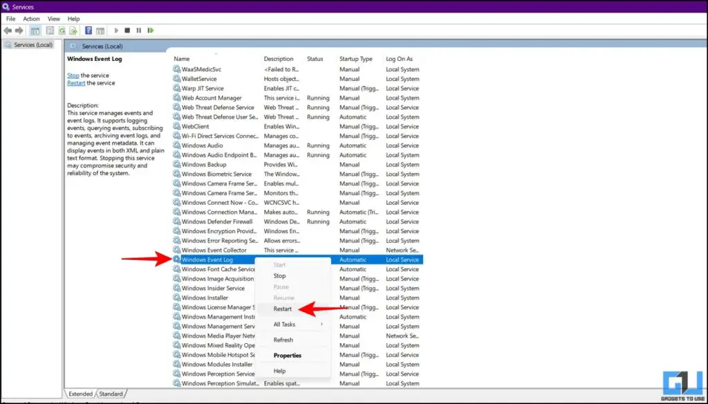 Top 10 Ways to Fix Event Viewer Not Working on Windows 11/10 Gadgets To Use