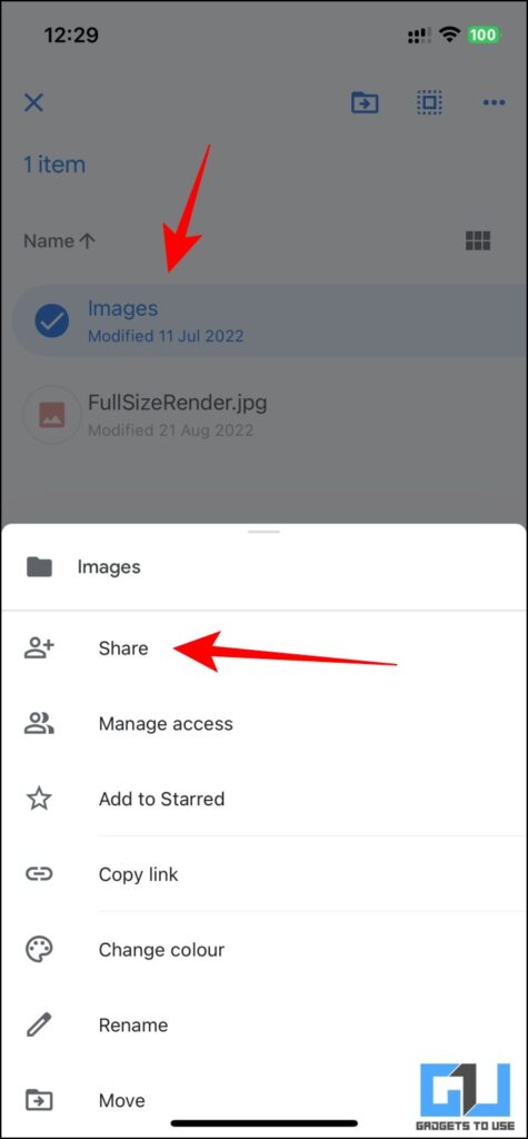 automatically share photos using Google Drive