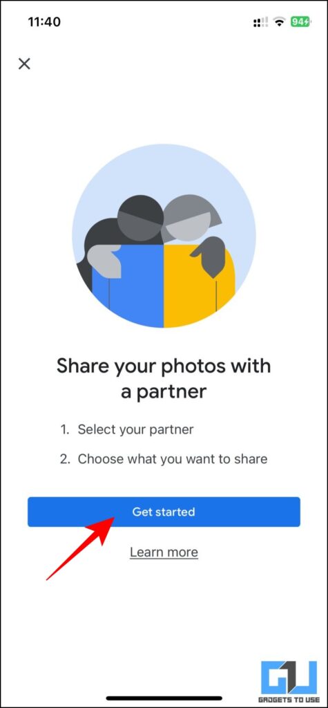 automatically share google photos