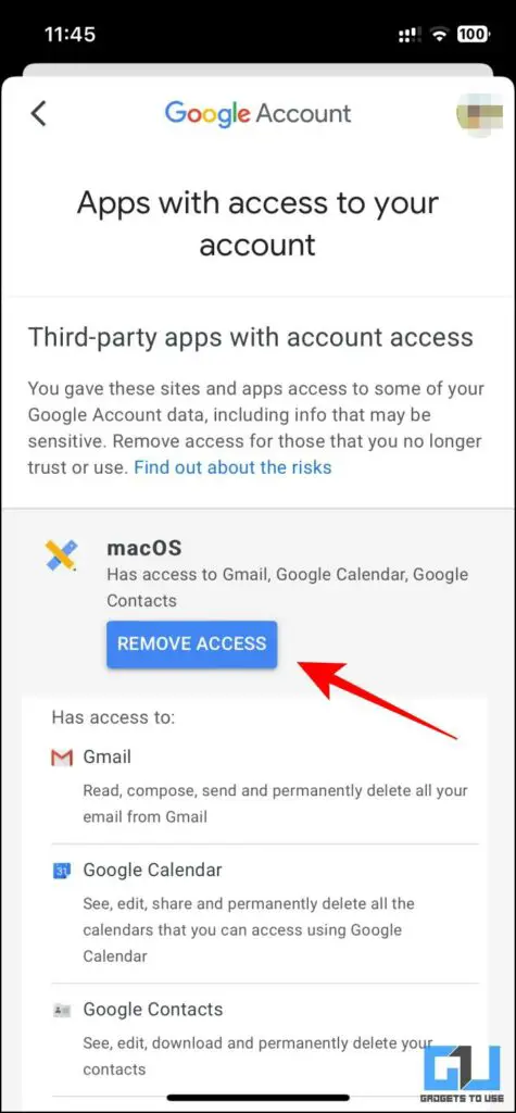 remove recent apps from google