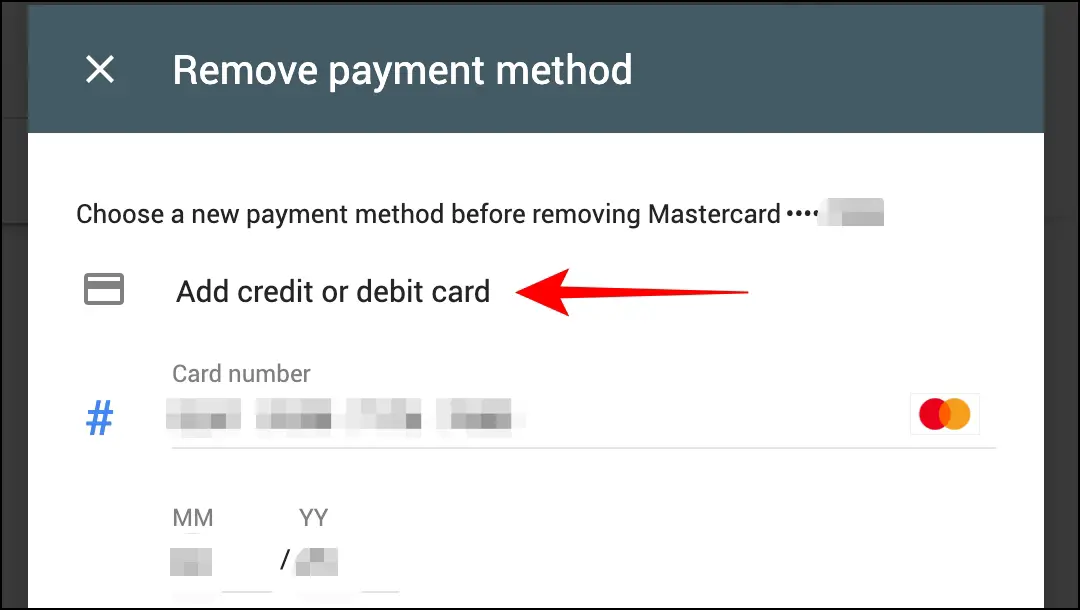card deleted by google after RBI rule