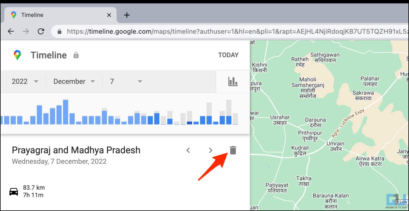 Delete Place from Google Location History