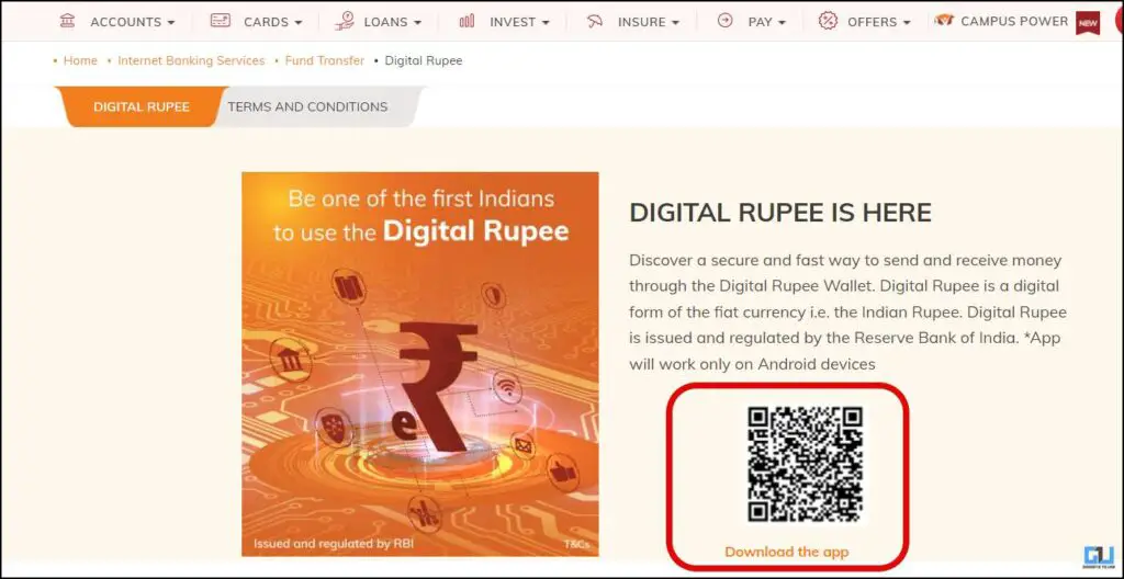 e Rupee App