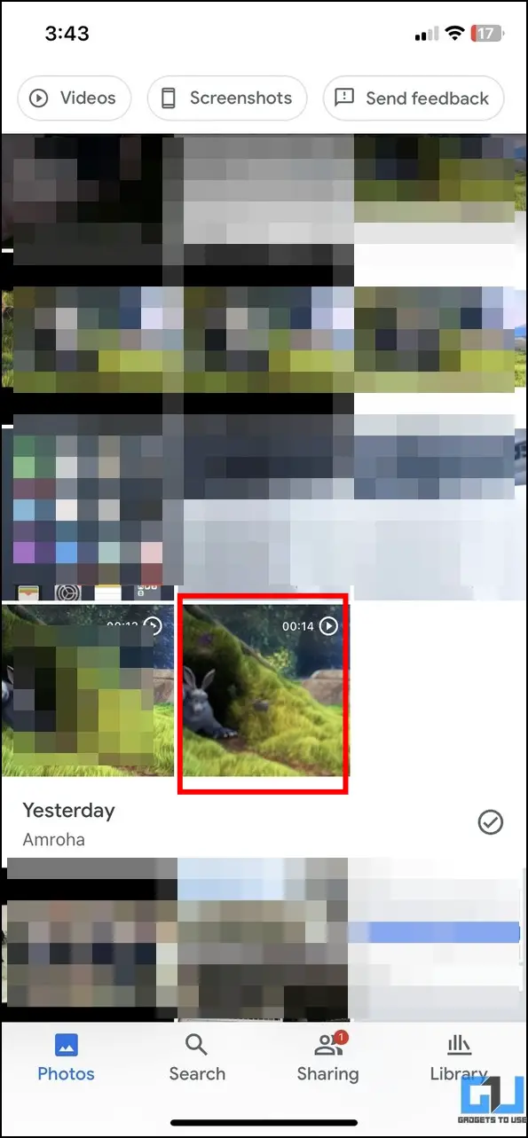 Remove Video Sound on iPhone Google Photos