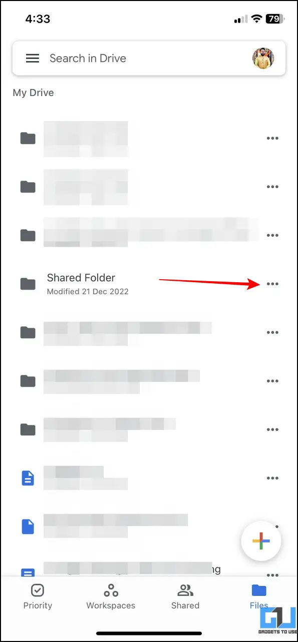 Documenti Google nella cartella condivisa di Google Drive