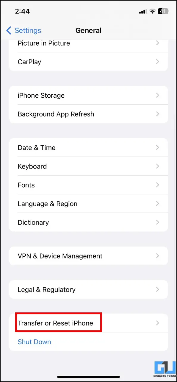 Remove All Saved Wi-Fi Network on iOS by resetting all network settings