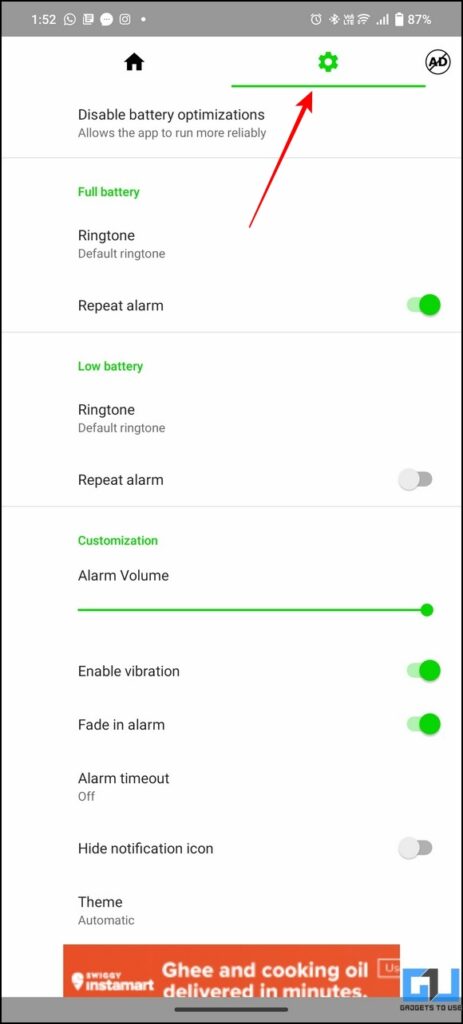 Stop Android Charging After 80%