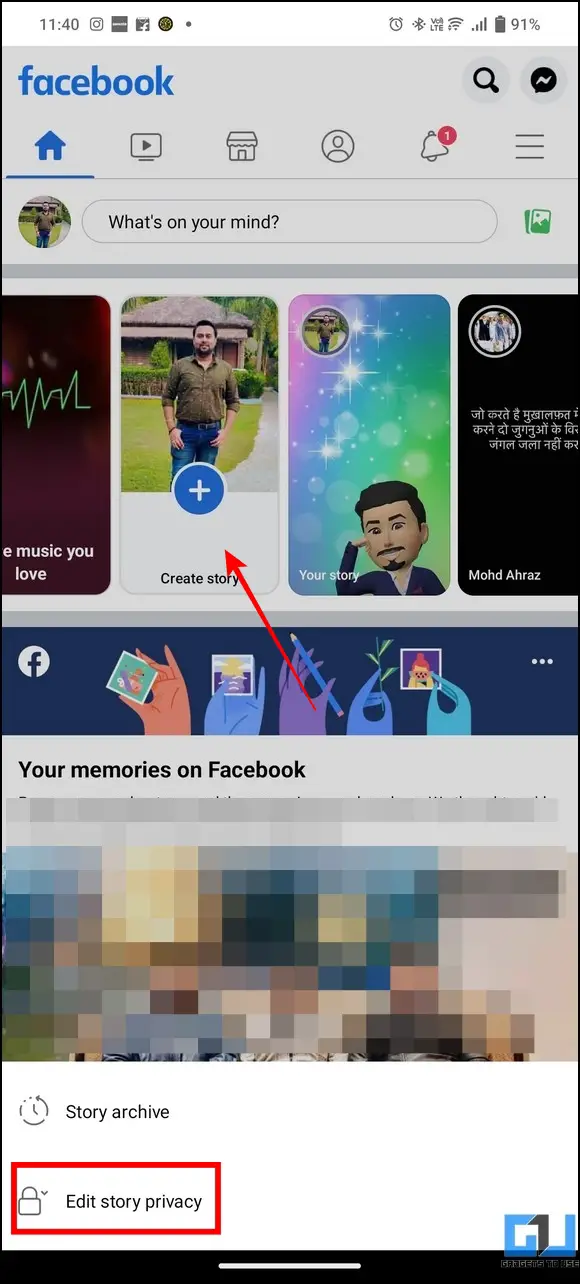 Turn Off Comments on Facebook Story