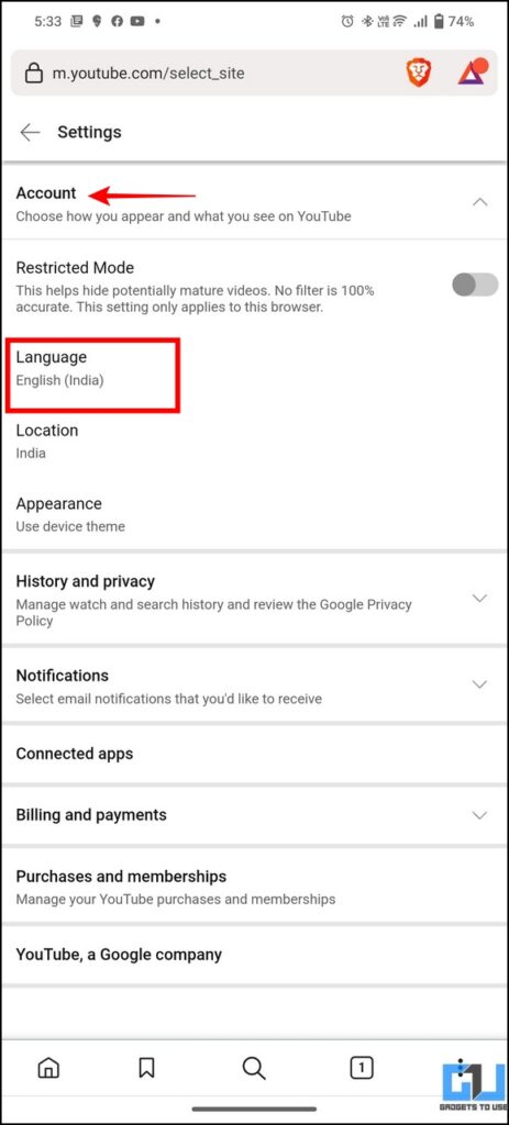 Change Android App Language