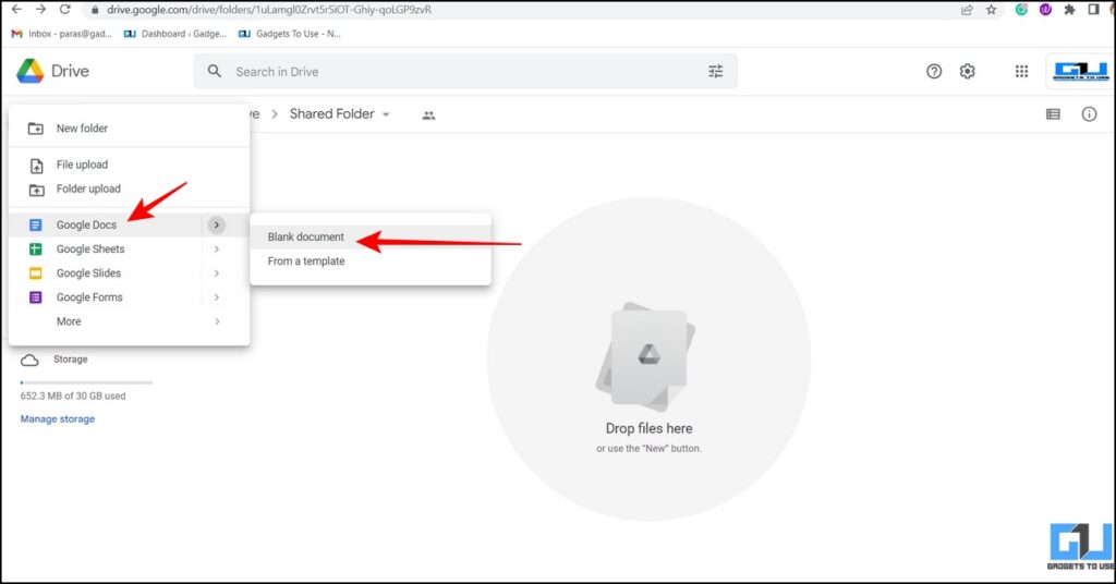 How to Put Google Docs In a Google Drive Shared Folder Gadgets To Use