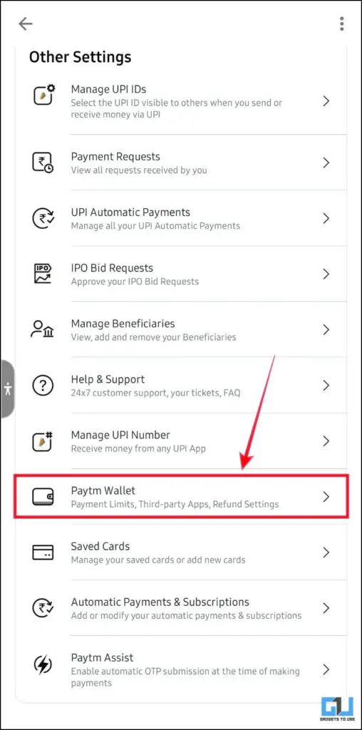 Paytm wallet transactions limit