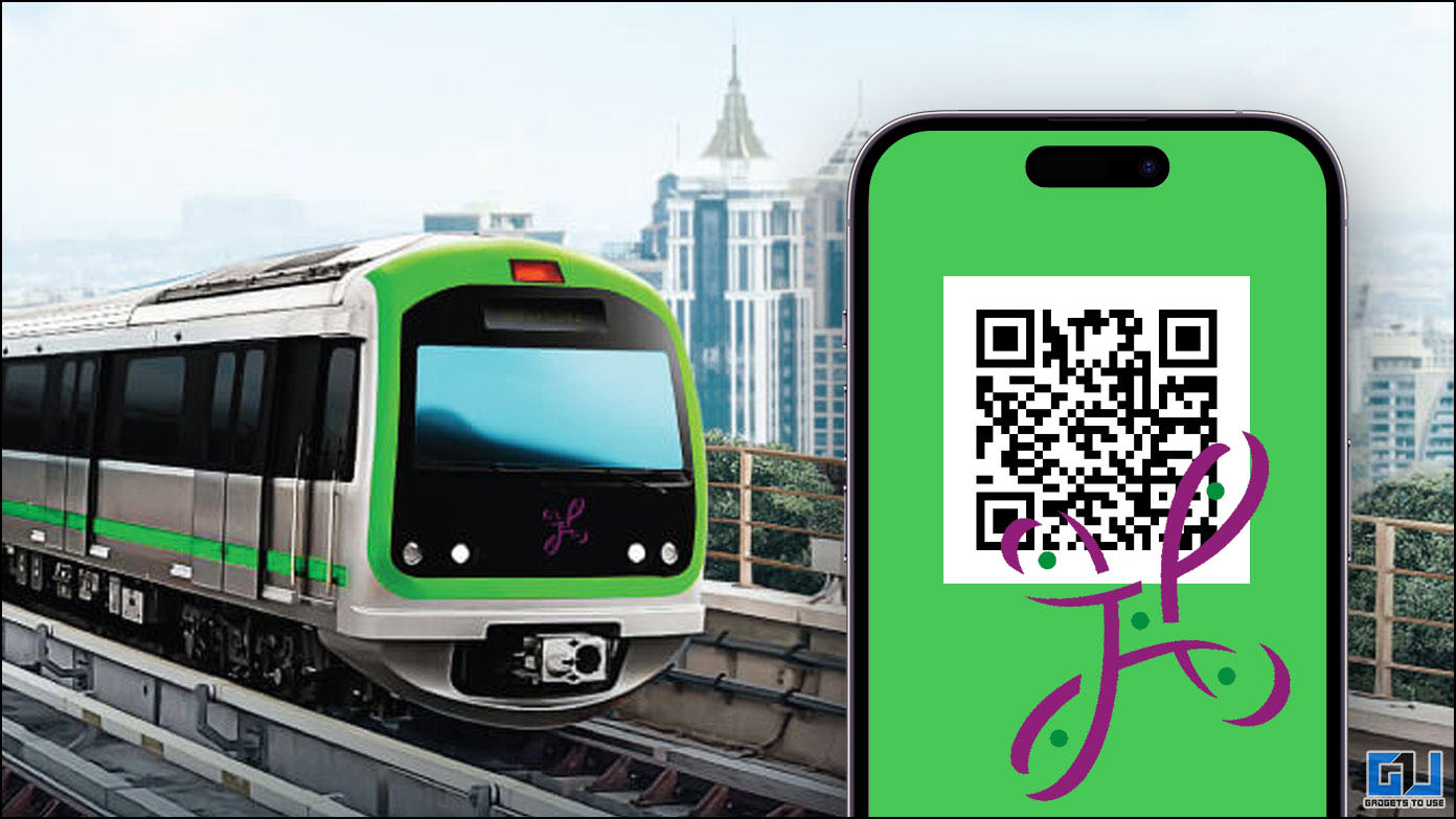 Banglore Metro QR ticket