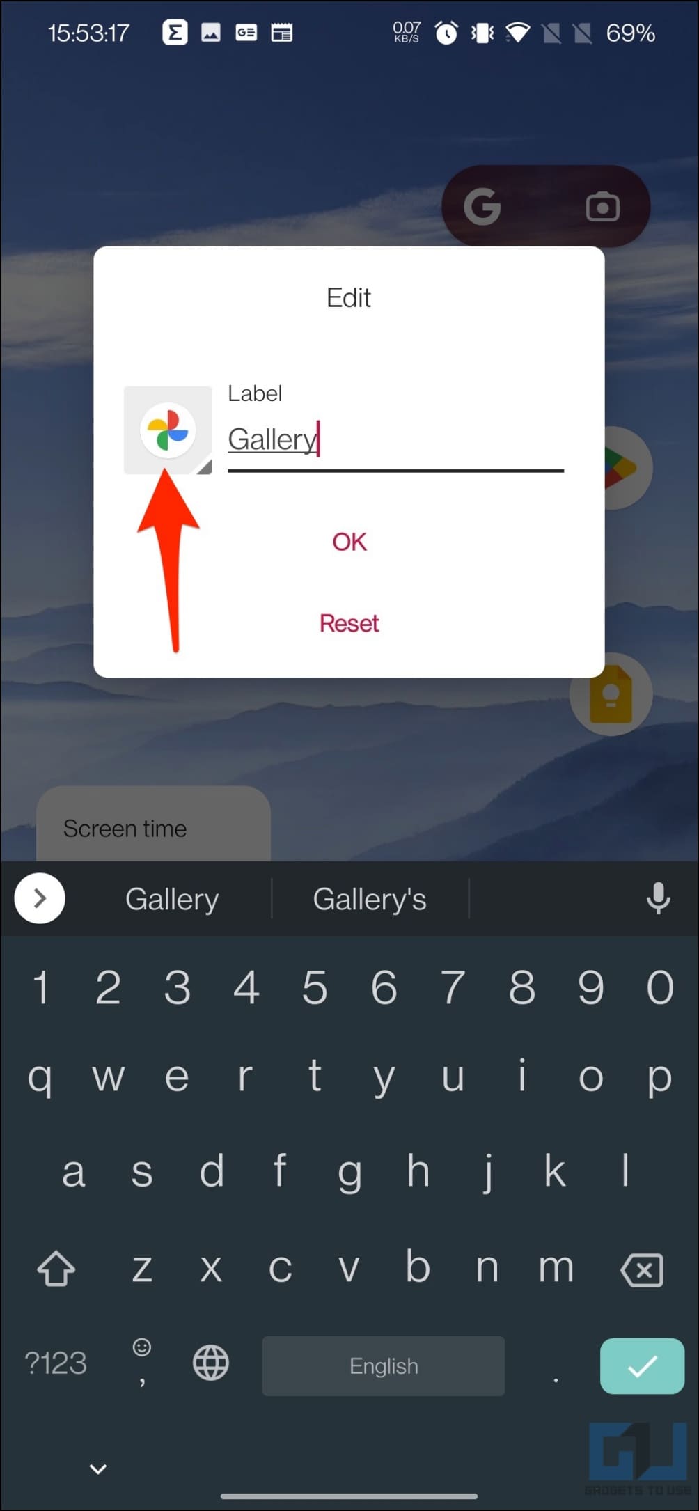 Change App Icon Name on OnePlus