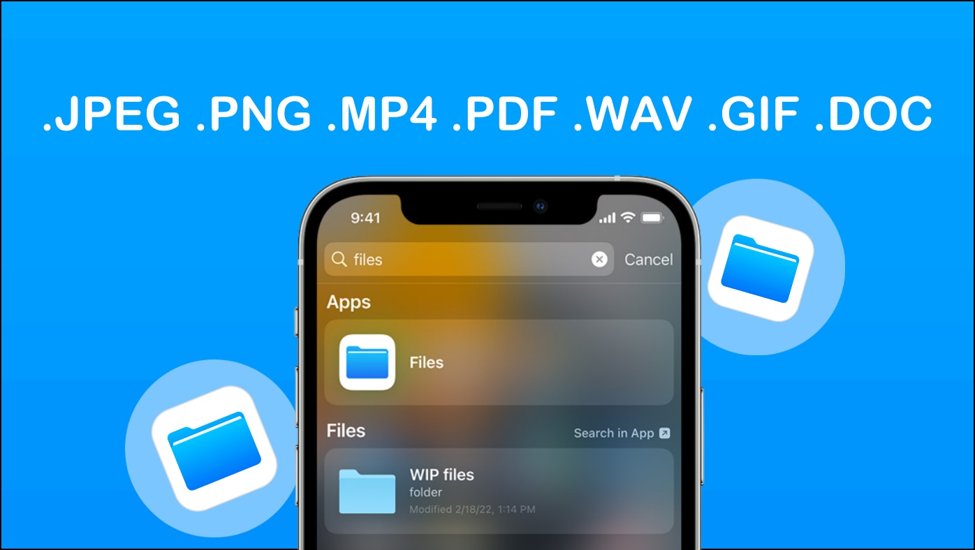 2 ways to view file extensions in the Files app on iPhone & iPad