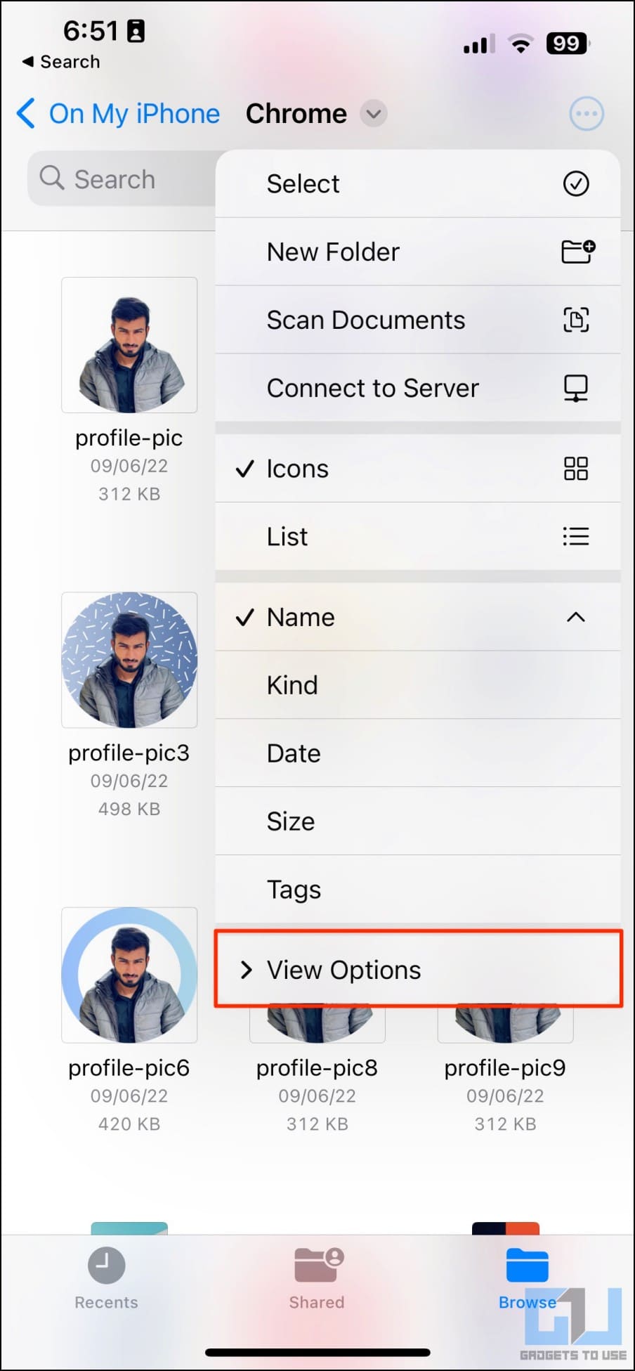 Show File Extensions on iPhone or iPad