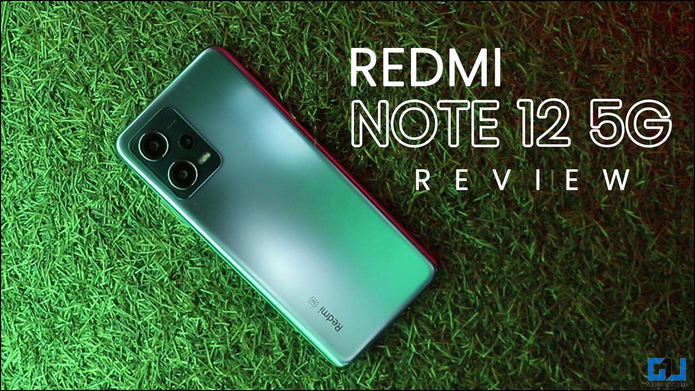 Redmi Note 12 Website Review