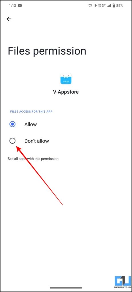 Delete V-Appstore