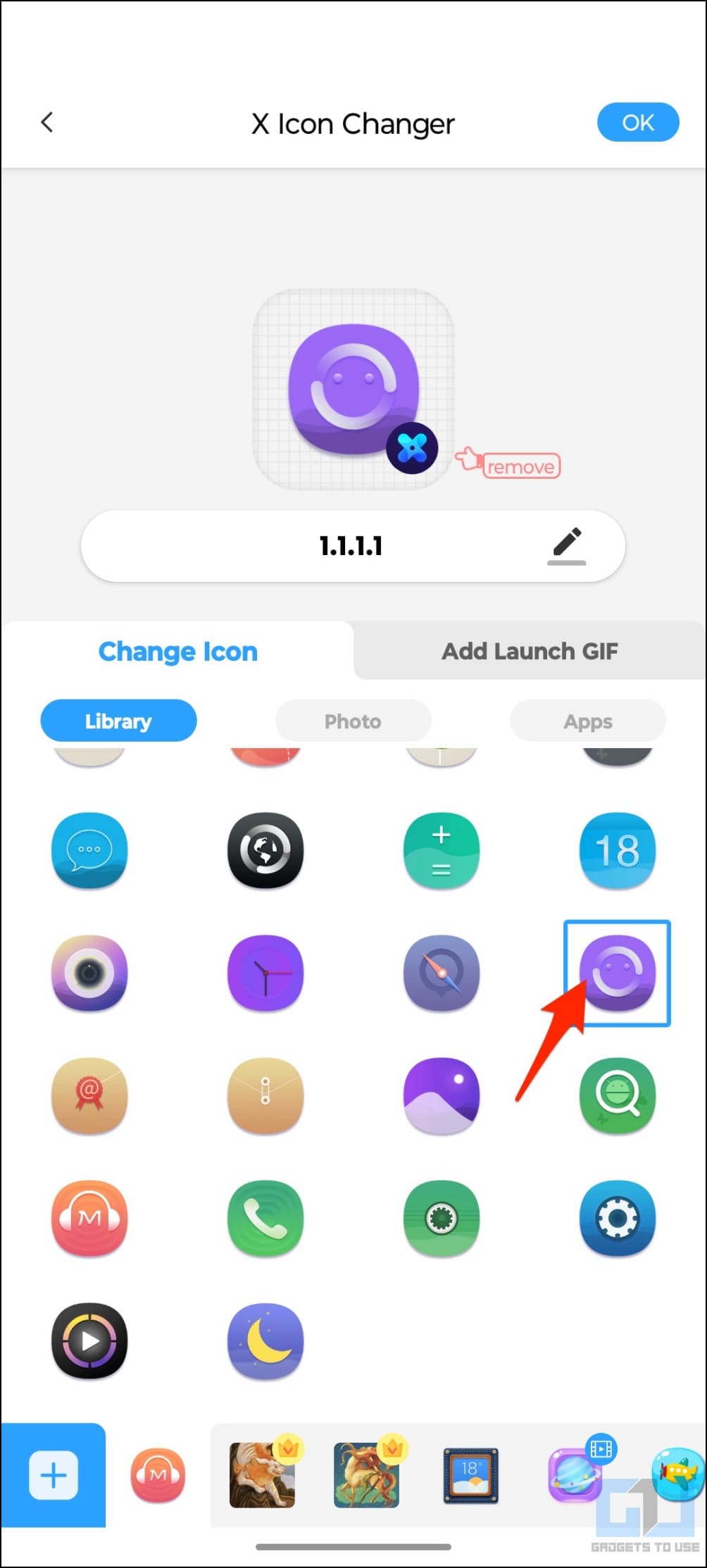 Customize App Using Icon Changer