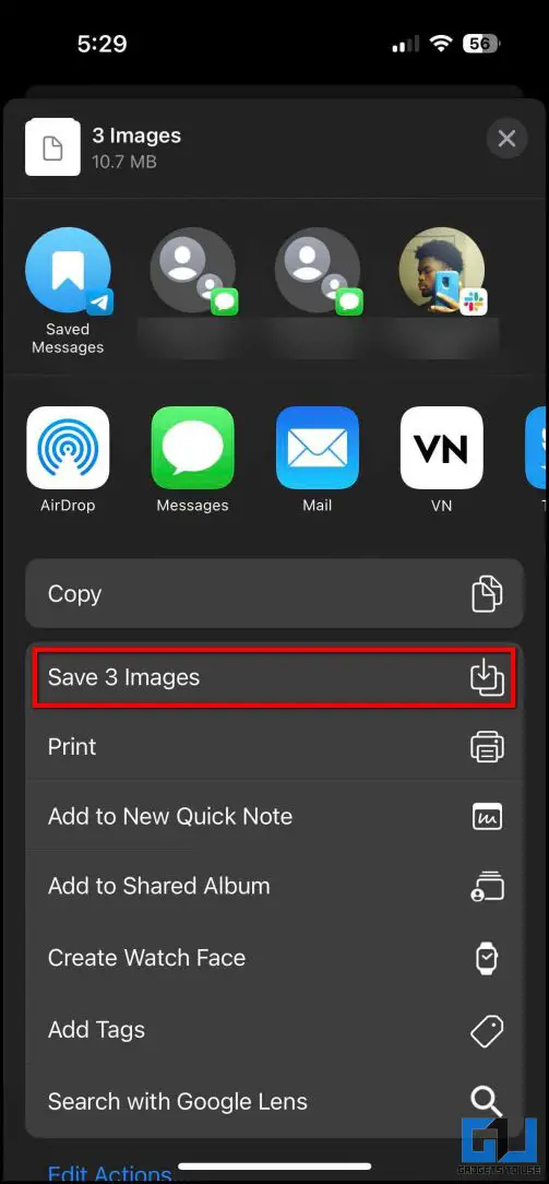 Move downloaded photos from Files to Photos on iPhone