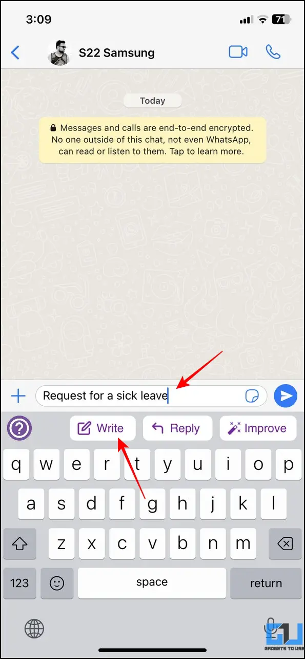 ChatGPT in Mobile Keyboard