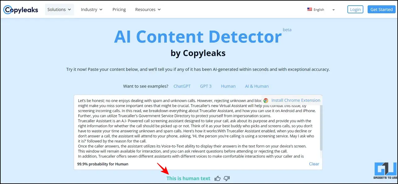 Detect AI Generated Text or Content