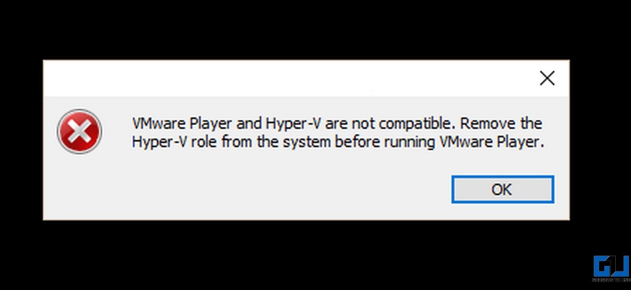 Fix VMware Player and Hyper-V are Not Compatible