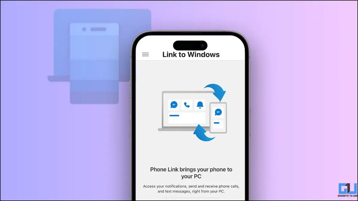 Connect iPhone to Windows Phone Link