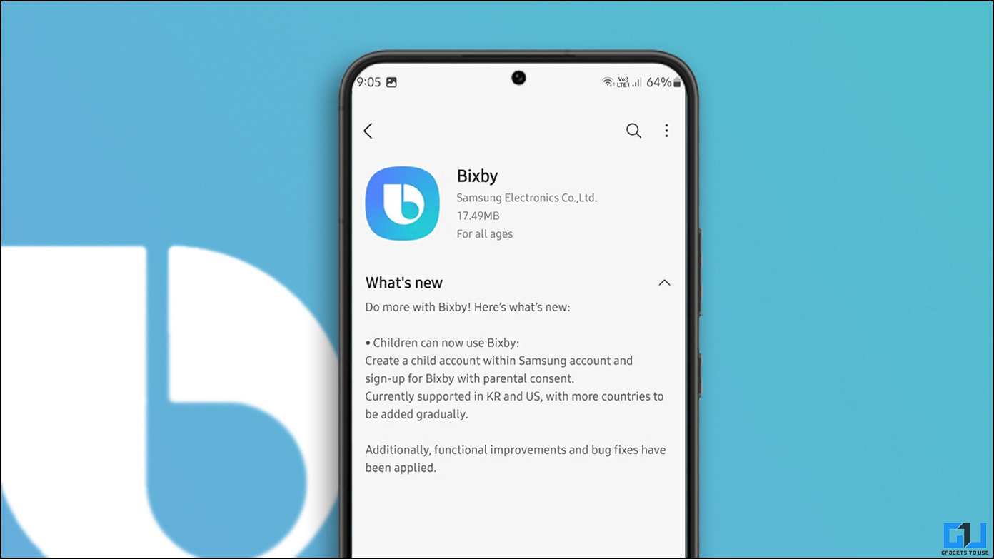 Cómo crear una cuenta de Bixby para niños en teléfonos Samsung