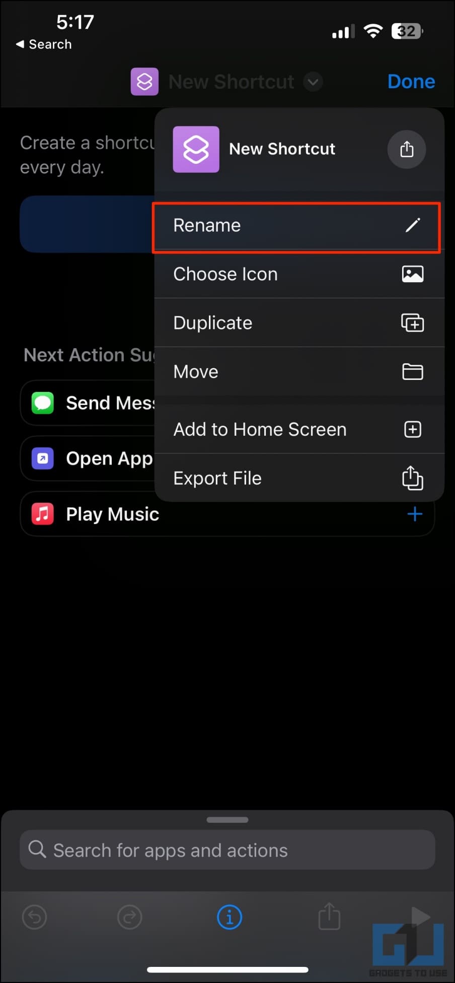Make Password-Protected App Shortcut on iOS