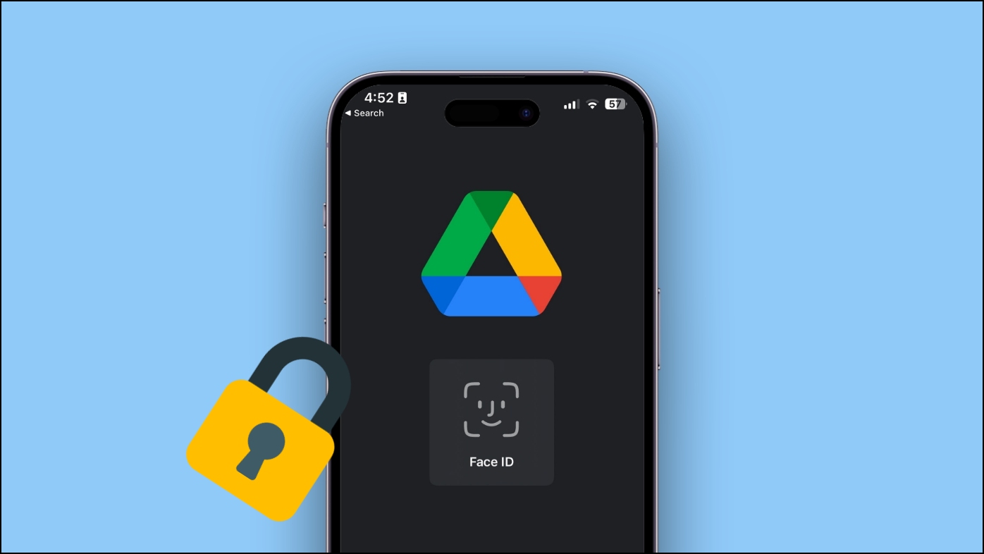 2 formas de bloquear Google Drive con Touch o Face ID en iPhone y iPad